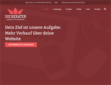 Tablet Screenshot of dieberater.de